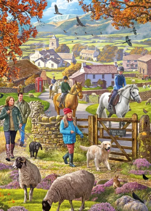 Autumn Walk 1000 Piece Jigsaw Puzzle