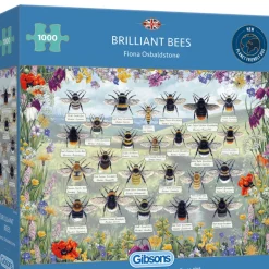 Brilliant Bees 1000 Piece Jigsaw Puzzle
