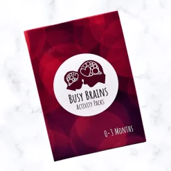 Busy Brains 0-3 Months Activity Pack.