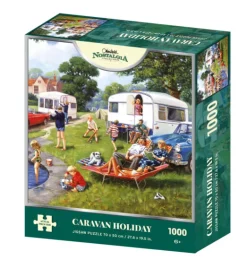 Caravan Holiday 1000 piece Puzzle by Kevin Walsh