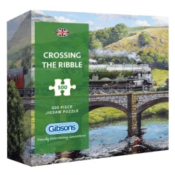 Gibsons Crossing the Ribble 500 Piece Jigsaw Puzzle