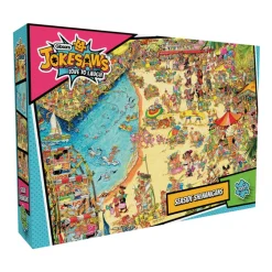 Jokesaws: Seaside Shenanigans 1000 Piece Jigsaw Puzzle