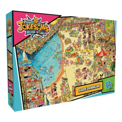 Jokesaws: Seaside Shenanigans 1000 Piece Jigsaw Puzzle
