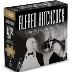 Murder Mystery 1000 Piece Alfred Hitchcock Puzzle