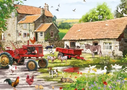 On The Farm 500 Piece Jigsaw Puzzle