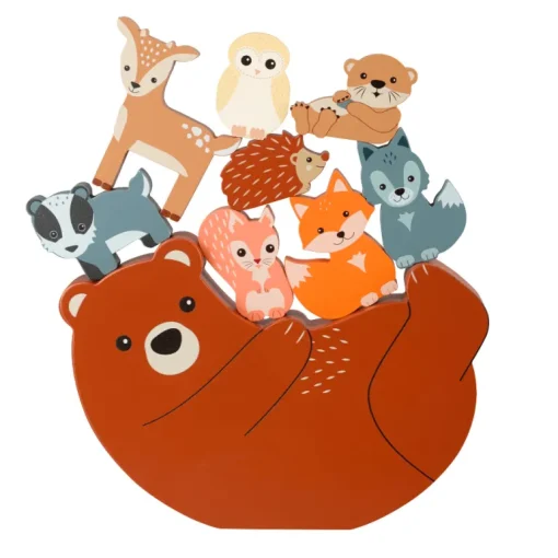 Orange Tree Toys Woodland Animal Balancing Game