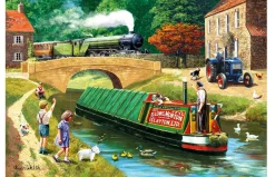 Rail & Canal – 1000 Piece Puzzle by Kevin Walsh