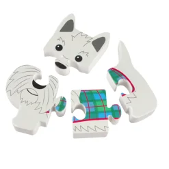 Scottie Dog Wooden Puzzle