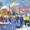 Skating By The Church-1000 piece Puzzle By Kevin Walsh