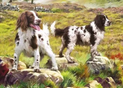 Spaniels On The Moor 1000 Piece Jigsaw Puzzle