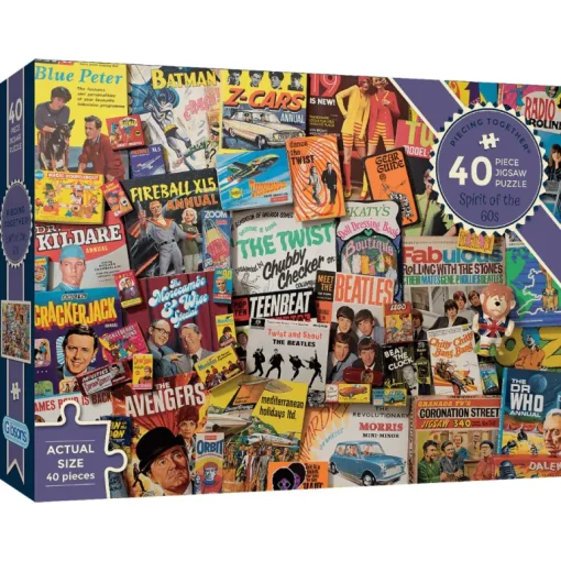 Spirit of the 60’s 40 Extra Large Piece Jigsaw