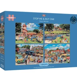 Stop Me And Buy One 4 x 500 Piece Jigsaw Puzzle