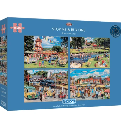 Stop Me And Buy One 4 x 500 Piece Jigsaw Puzzle
