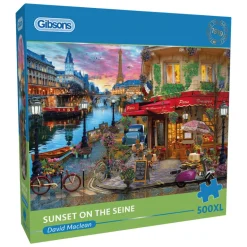 Sunset On The Seine 500 XL Piece Jigsaw Puzzle