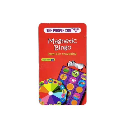 The Purple Cow Magnetic Bingo Travel Game