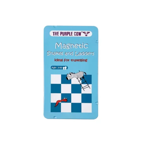 The Purple Cow Magnetic Snakes and Ladders Travel Game.