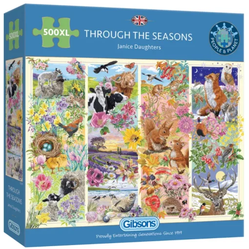 Through The Seasons 500 XL piece Jigsaw Puzzle