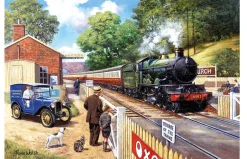 Train Spotting 1000 piece Puzzle by Kevin Walsh