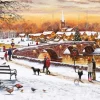 Winter Sunset 1000 piece Puzzle