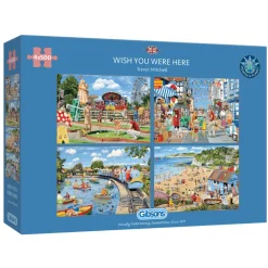 Wish You Were Here 4 x 500 Piece Jigsaw